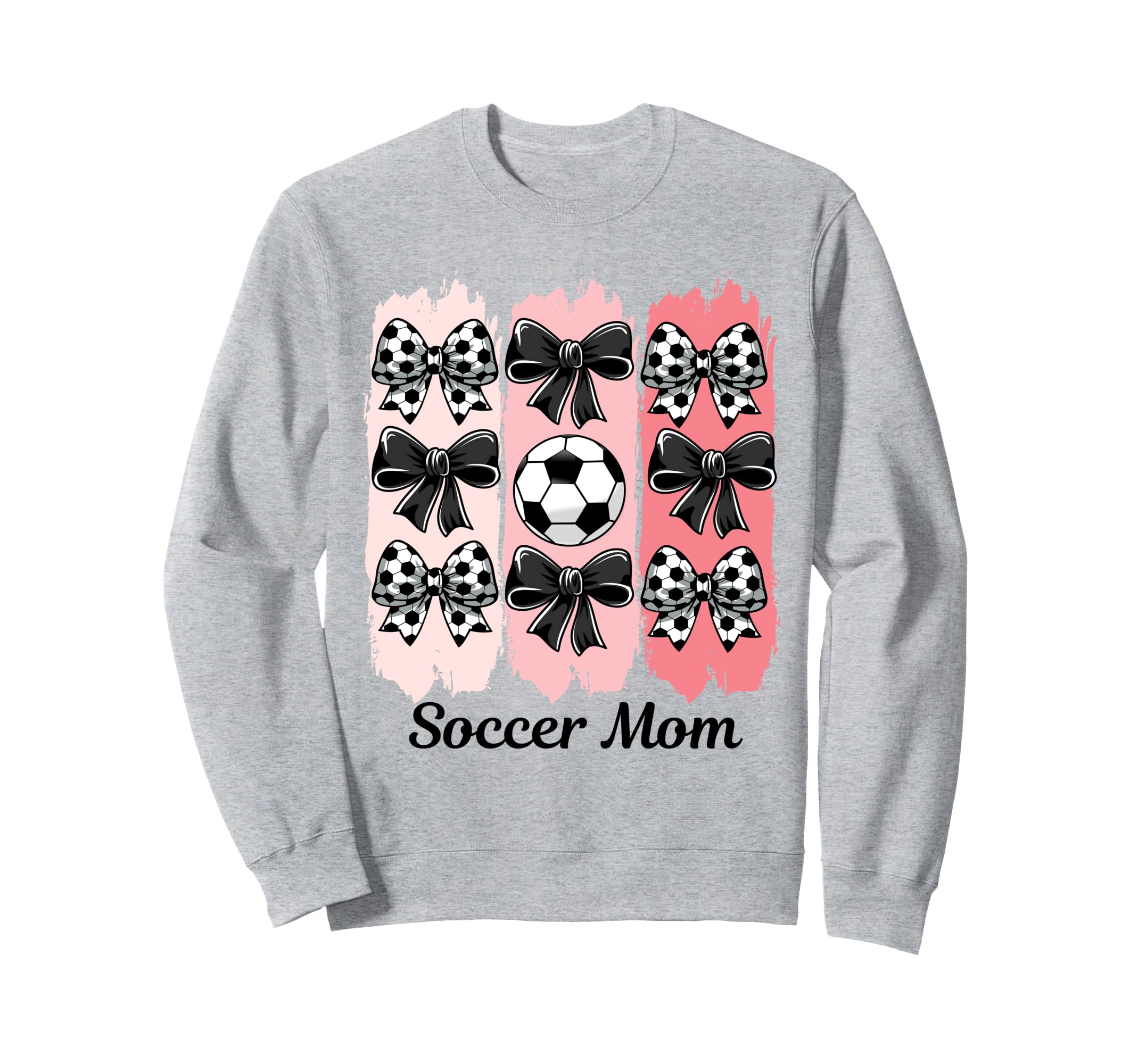 Soccer Mom Coquette Bow Soccer Sweatshirt - Fun Novelty Design for Adults - T-Shirt, Sweatshirt, Hoodie