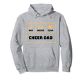 Cheerleading Dad Cheerleader Cheer Hoodie - Fun Novelty Design for Adults - T-Shirt, Sweatshirt, Hoodie
