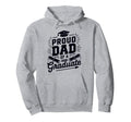 Proud Dad 2026 Graduate Class 2026 Dad Hoodie - Minimalist Print Men Women - T-Shirt, Sweatshirt, Hoodie