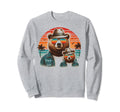 Papa Bear Sunglasses Funny Bear Sweatshirt - Custom Art Print for Adults - T-Shirt, Sweatshirt, Hoodie