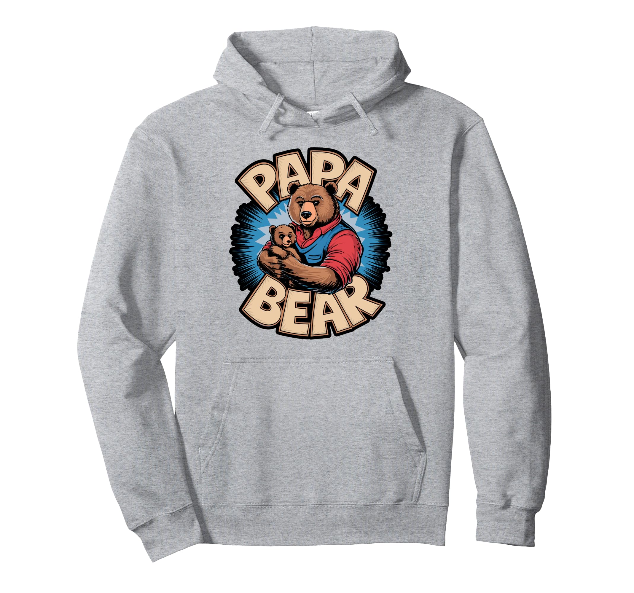 Papa Bear Holding Hands Cubs Hoodie - Trendy Graphic Unisex - T-Shirt, Sweatshirt, Hoodie