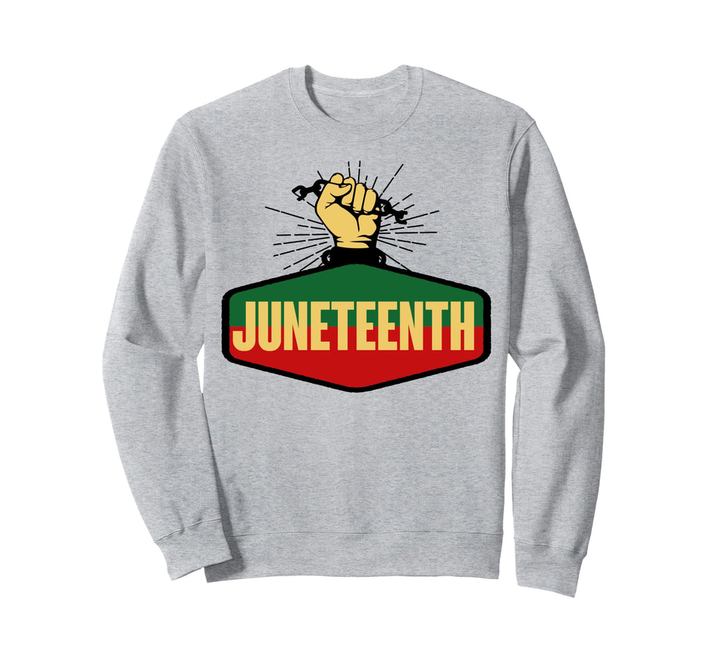 Juneteenth Melanin Black Dad Brown Sweatshirt - Trendy Graphic Men Women - T-Shirt, Sweatshirt, Hoodie