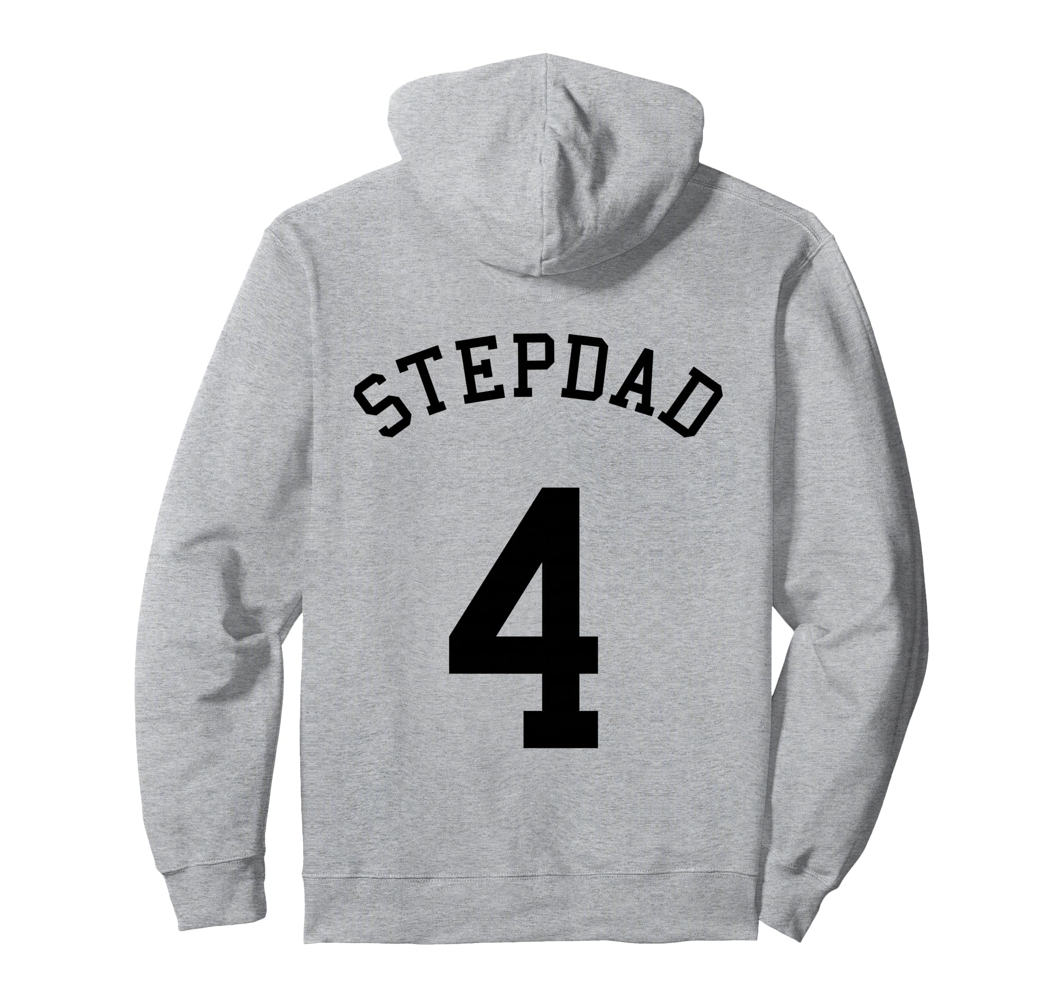 Stepdad Team No 4 Football Soccer Hoodie - Unique Graphic for Adults - T-Shirt, Sweatshirt, Hoodie
