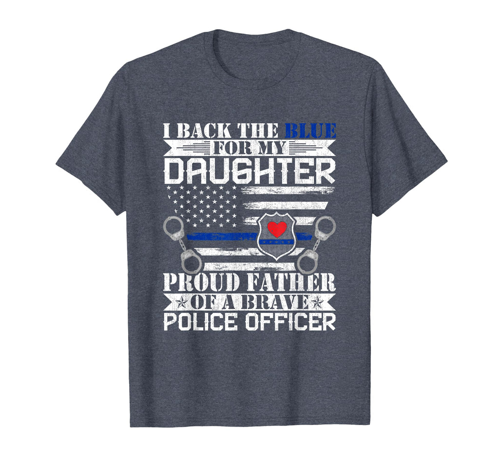 I Back Blue My Daughters Proud T-Shirt - Streetwear Style for Adults - T-Shirt, Sweatshirt, Hoodie
