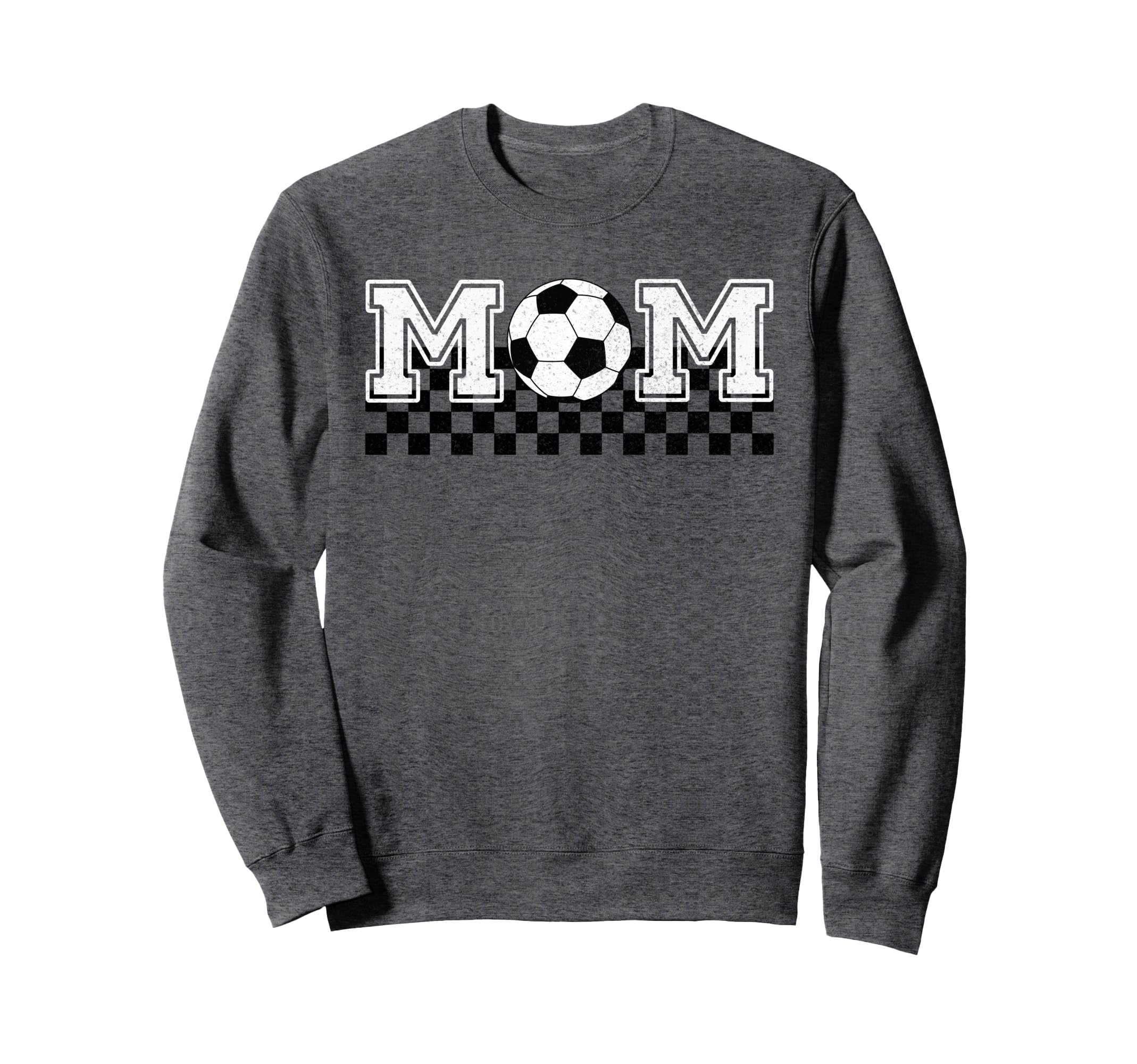 Soccer Mom Soccer Mama Checkered Sweatshirt - Custom Art Print Men Women - T-Shirt, Sweatshirt, Hoodie