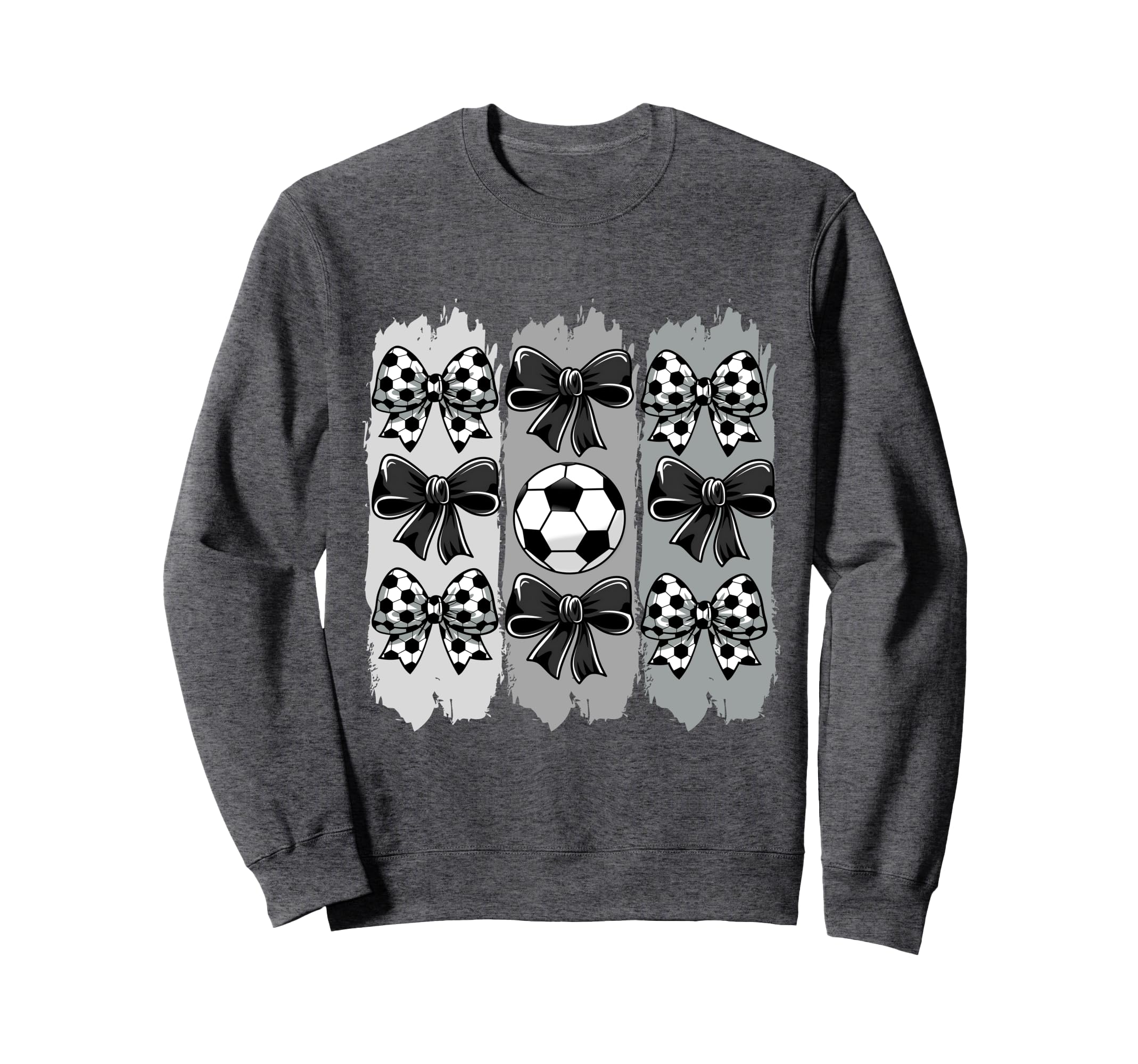 Soccer Coquette Bow Soccer Ball Sweatshirt - Minimalist Print Unisex - T-Shirt, Sweatshirt, Hoodie