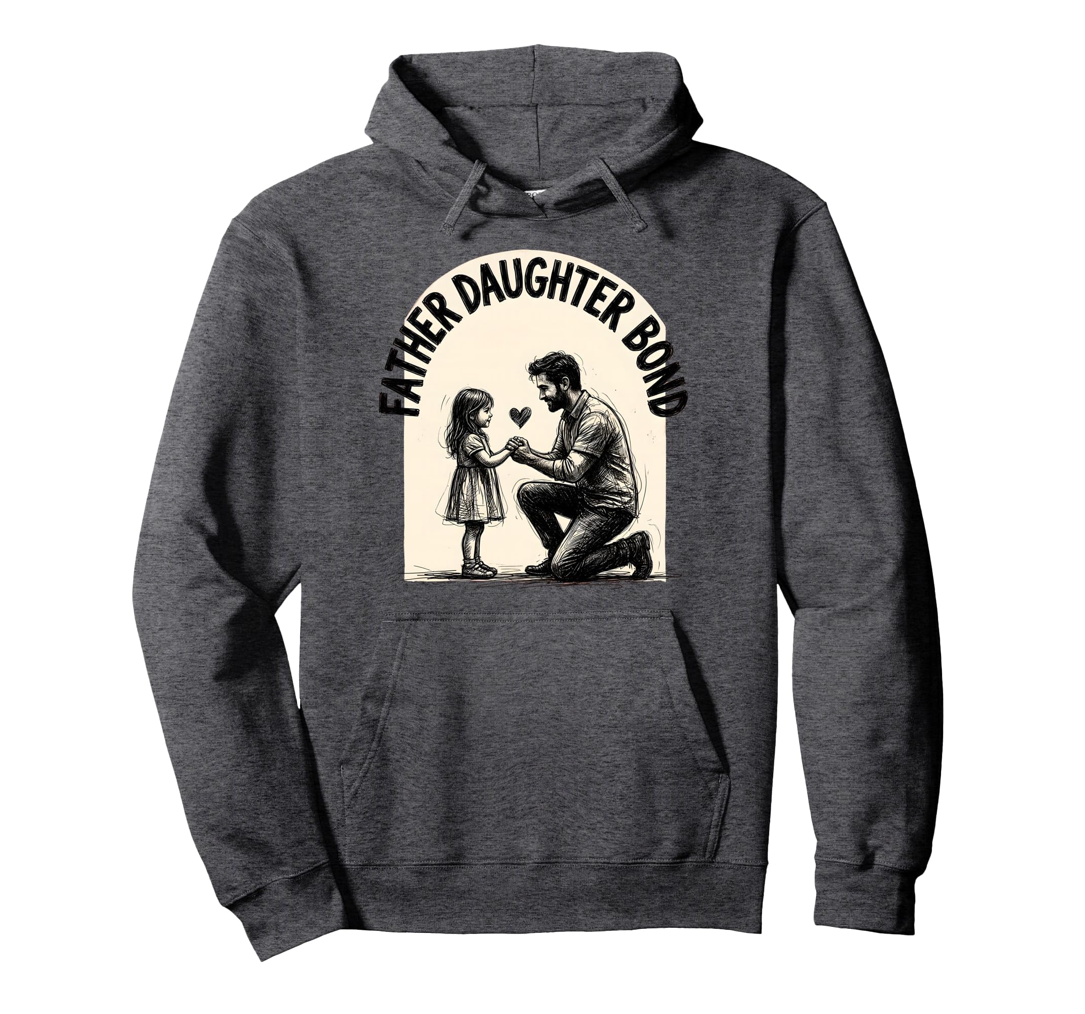 Just Dad And His Father Daughter Hoodie - Fun Novelty Design for Adults - T-Shirt, Sweatshirt, Hoodie