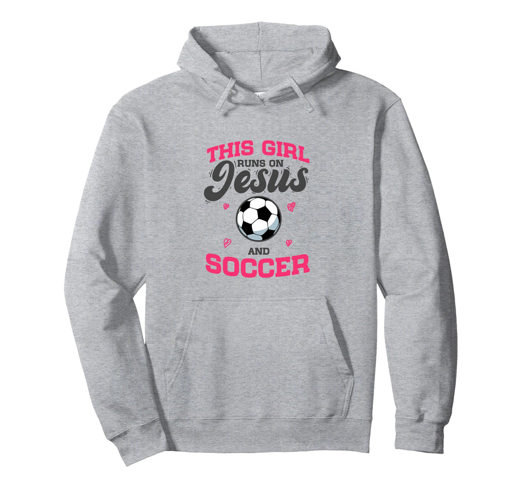 Christian Soccer Player This Runs Hoodie - Minimalist Print Men Women - T-Shirt, Sweatshirt, Hoodie