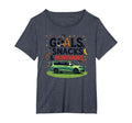 Goals Snacks Minivans Soccer Mom T-Shirt - Fun Novelty Design Men Women - T-Shirt, Sweatshirt, Hoodie