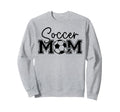 Soccer Mom Heart Game Day Vibes Sweatshirt - Minimalist Print for Adults - T-Shirt, Sweatshirt, Hoodie