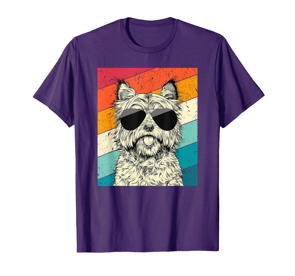 Cairn Terrier Sunglasses Dog Lovers T-Shirt - Unique Graphic Men Women - T-Shirt, Sweatshirt, Hoodie