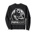 Papa Bear Alpha Father Bear Sweatshirt - Aesthetic Graphic Unisex - T-Shirt, Sweatshirt, Hoodie