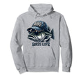 Funny Bass Fish Trucker Hat Hoodie - Casual Everyday Wear for Adults - T-Shirt, Sweatshirt, Hoodie