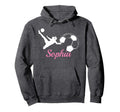 Sophia Name Gift Personalized Soccer Hoodie - Custom Art Print Unisex - T-Shirt, Sweatshirt, Hoodie