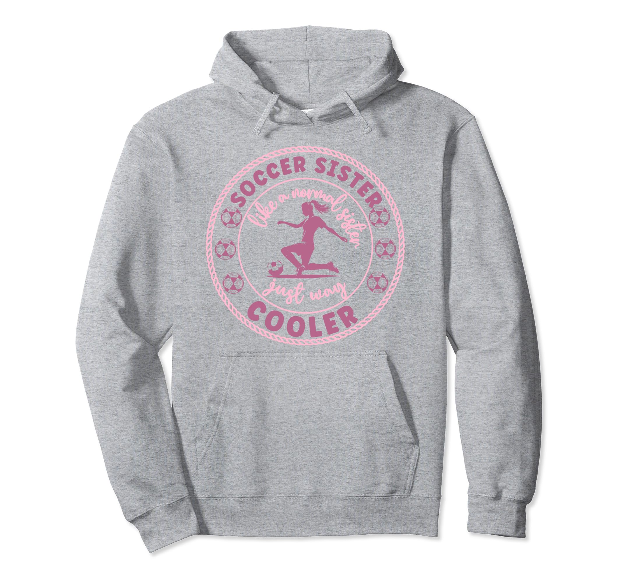 Soccer Sister Soccer Player Soccer Sister Hoodie - Custom Art Print Unisex - T-Shirt, Sweatshirt, Hoodie