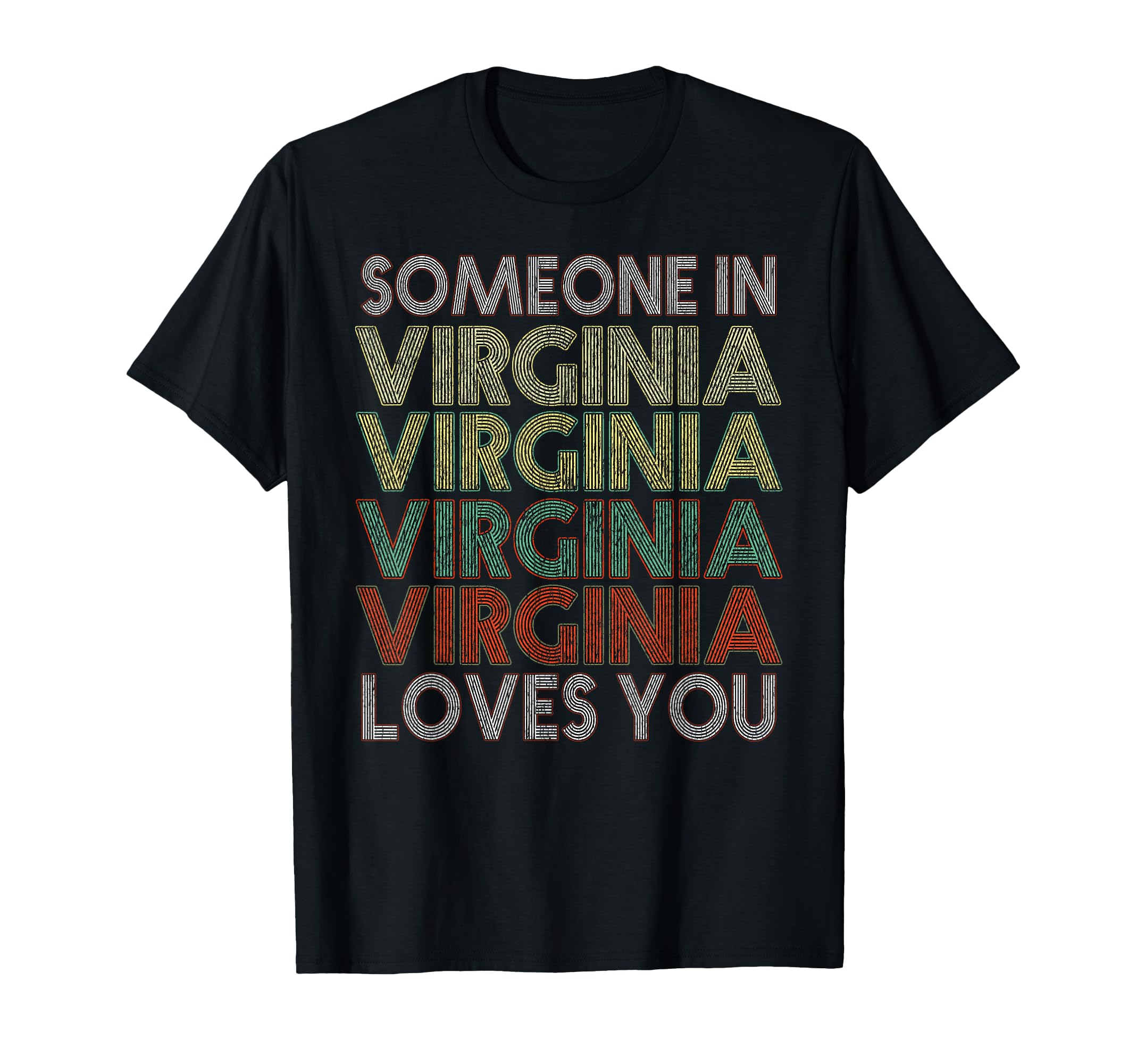 Someone Virginia Loves You State T-Shirt - Minimalist Print for Adults - T-Shirt, Sweatshirt, Hoodie