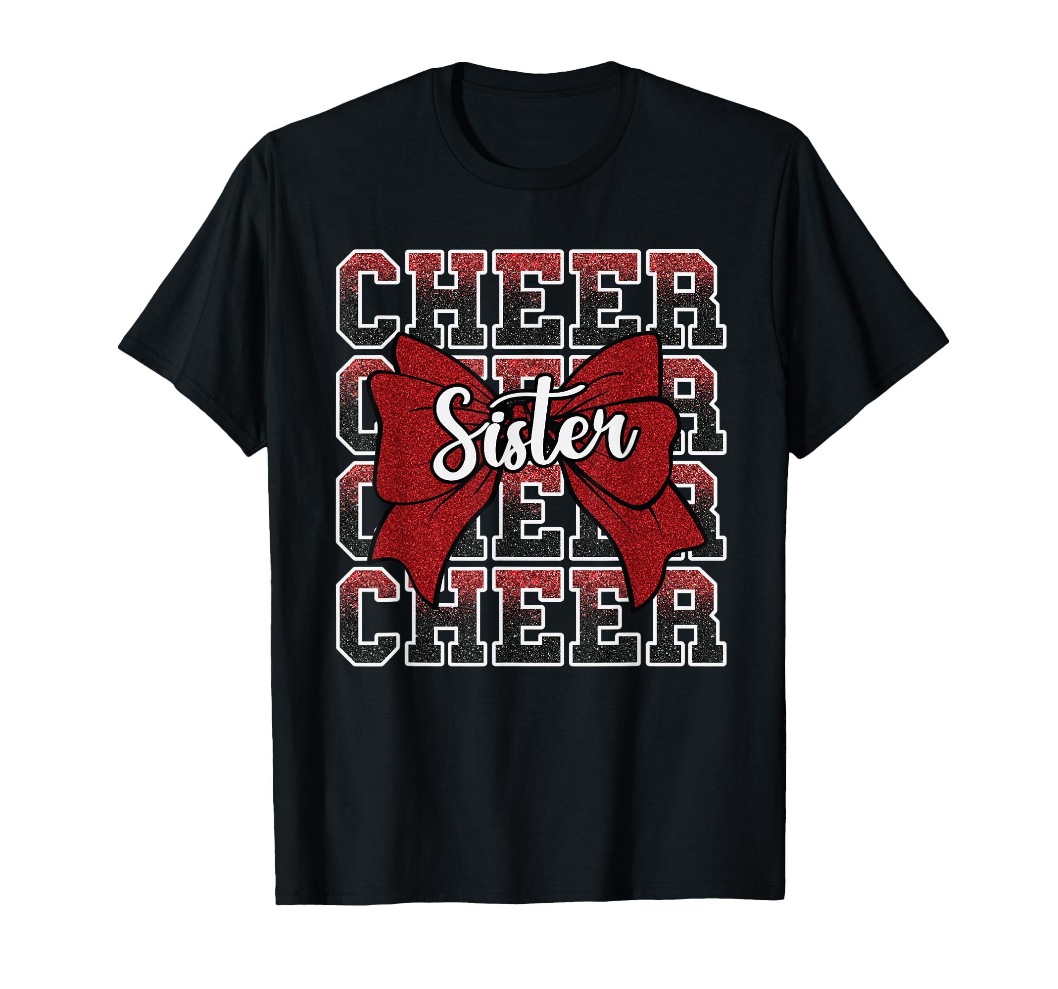 Coquette Cheer Sister Bow Sport T-Shirt - Unique Graphic Unisex - T-Shirt, Sweatshirt, Hoodie