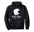 Papa Bear Lgbt Straight Ally Transgender Hoodie - Graphic Print Unisex - T-Shirt, Sweatshirt, Hoodie