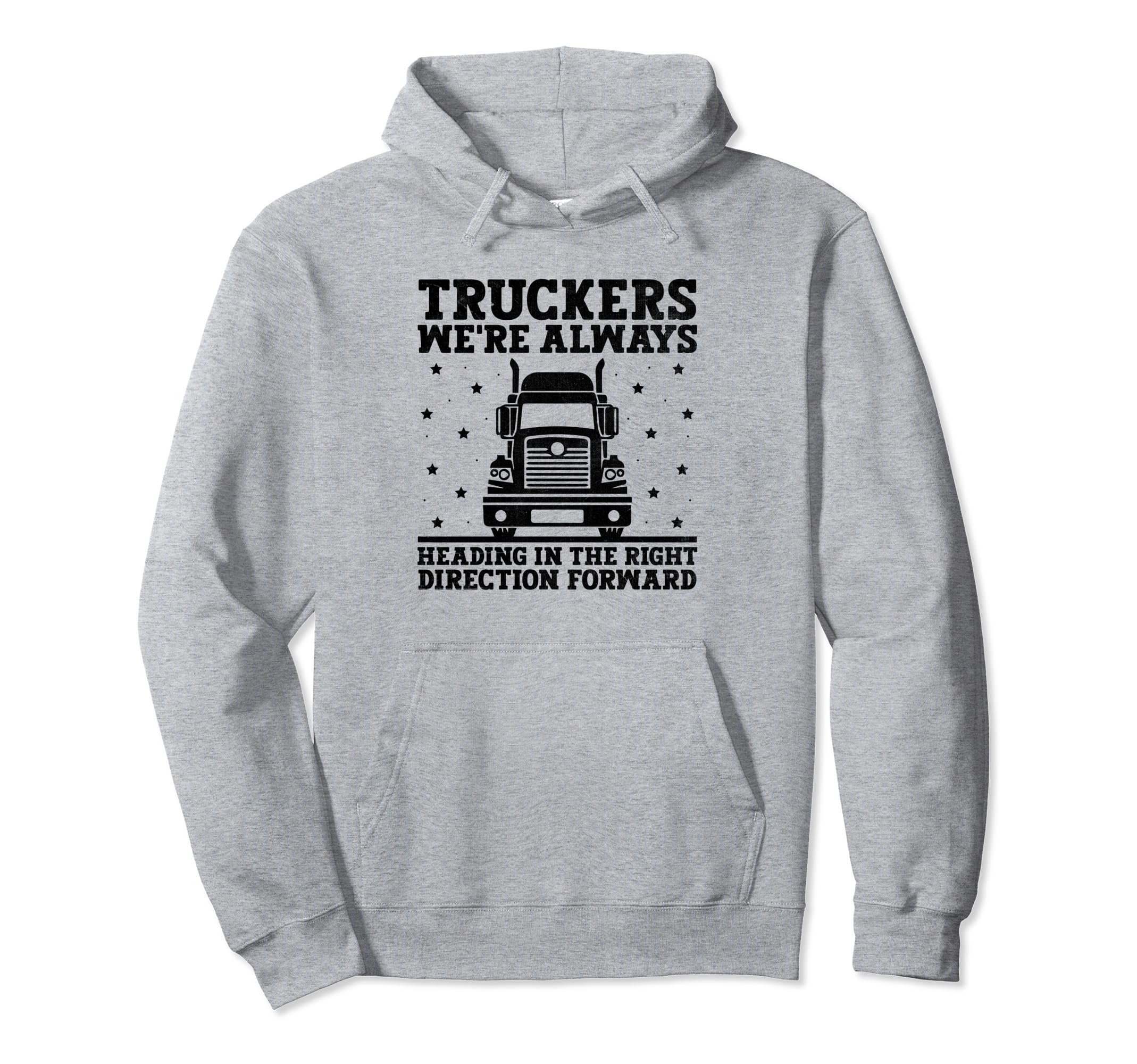Trucker Driving Dad Trucker Father Truck Hoodie - Novelty Apparel Unisex - T-Shirt, Sweatshirt, Hoodie