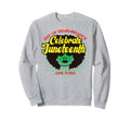 Juneteenth Melanin Black Dad Brown Sweatshirt - Fun Novelty Design Unisex - T-Shirt, Sweatshirt, Hoodie