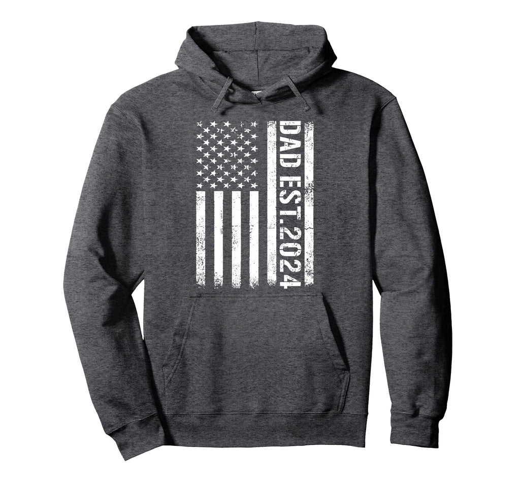 American Dad Est 2024 First Fathers Day Hoodie - Trendy Graphic Men Women - T-Shirt, Sweatshirt, Hoodie