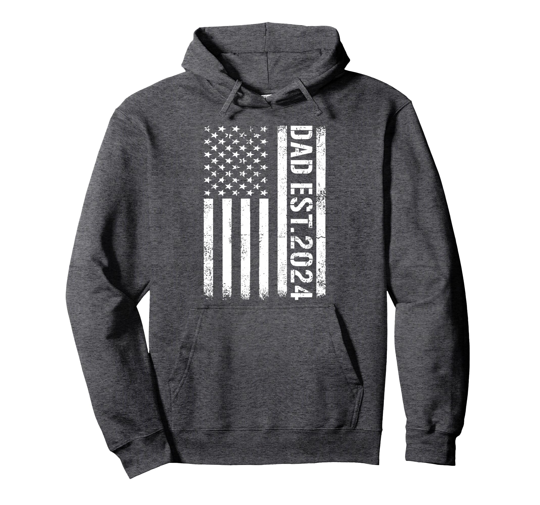 American Dad Est 2024 First Fathers Day Hoodie - Trendy Graphic Men Women - T-Shirt, Sweatshirt, Hoodie