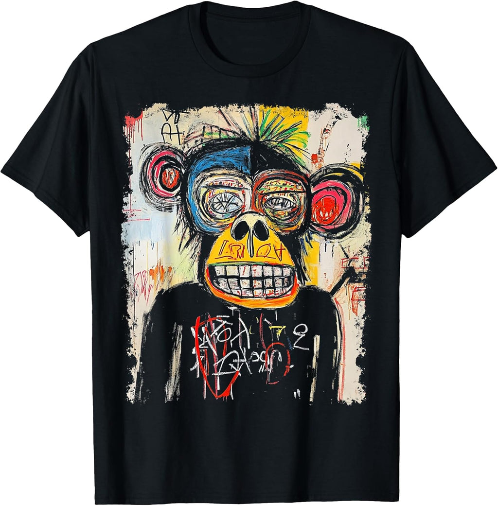 Animal Pop Art Design With A Monkey On It Men's - Adult & Kids T-Shirts, Sweatshirts & Hoodies apparel design preview 1
