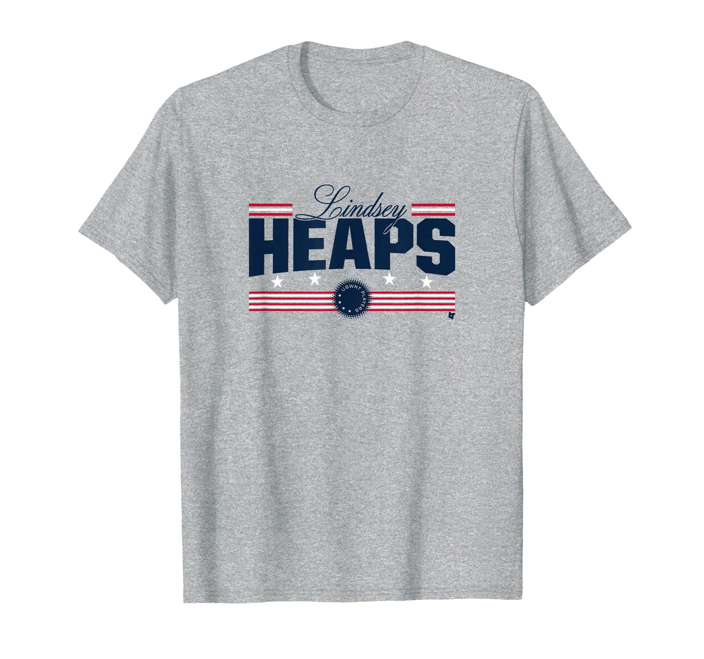 Lindsey Heaps Stars Stripes Usa Womens T-Shirt - Unique Graphic for Adults - T-Shirt, Sweatshirt, Hoodie