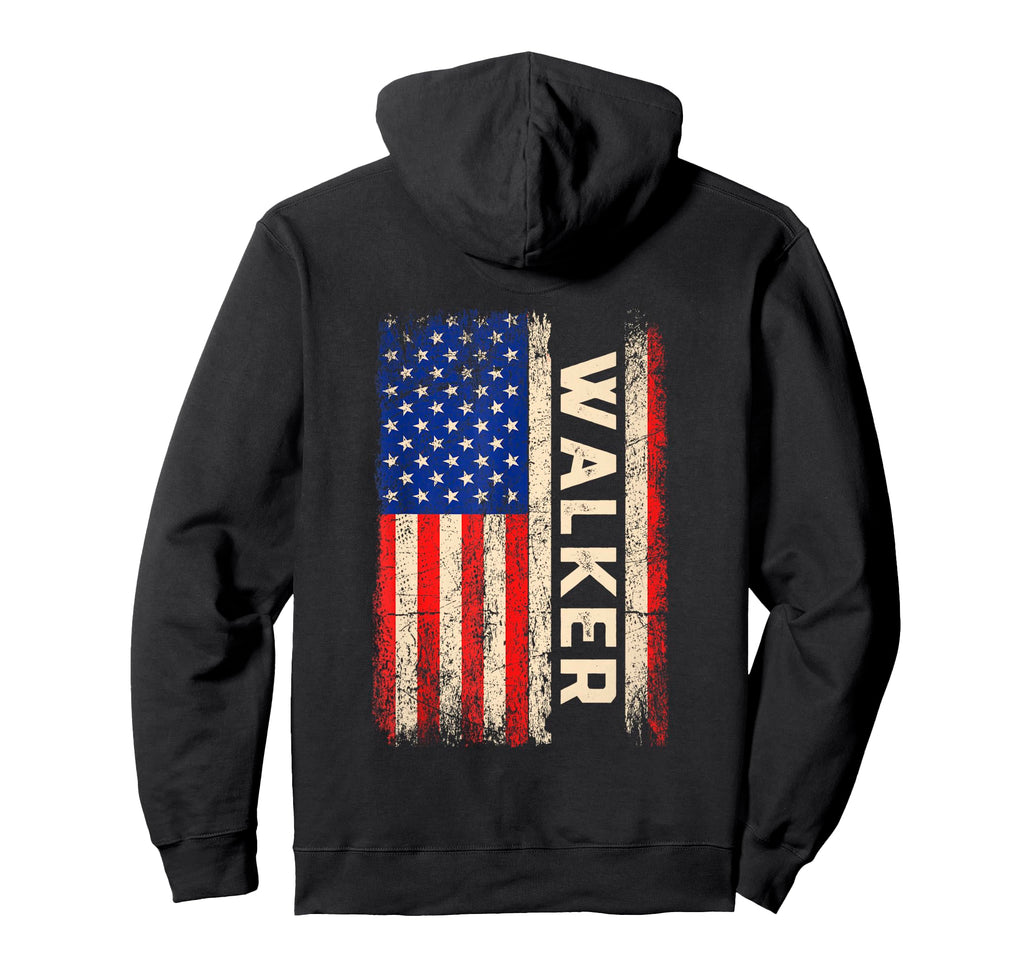 Walker Last Name Walker Name American Hoodie - Graphic Print for Adults - T-Shirt, Sweatshirt, Hoodie