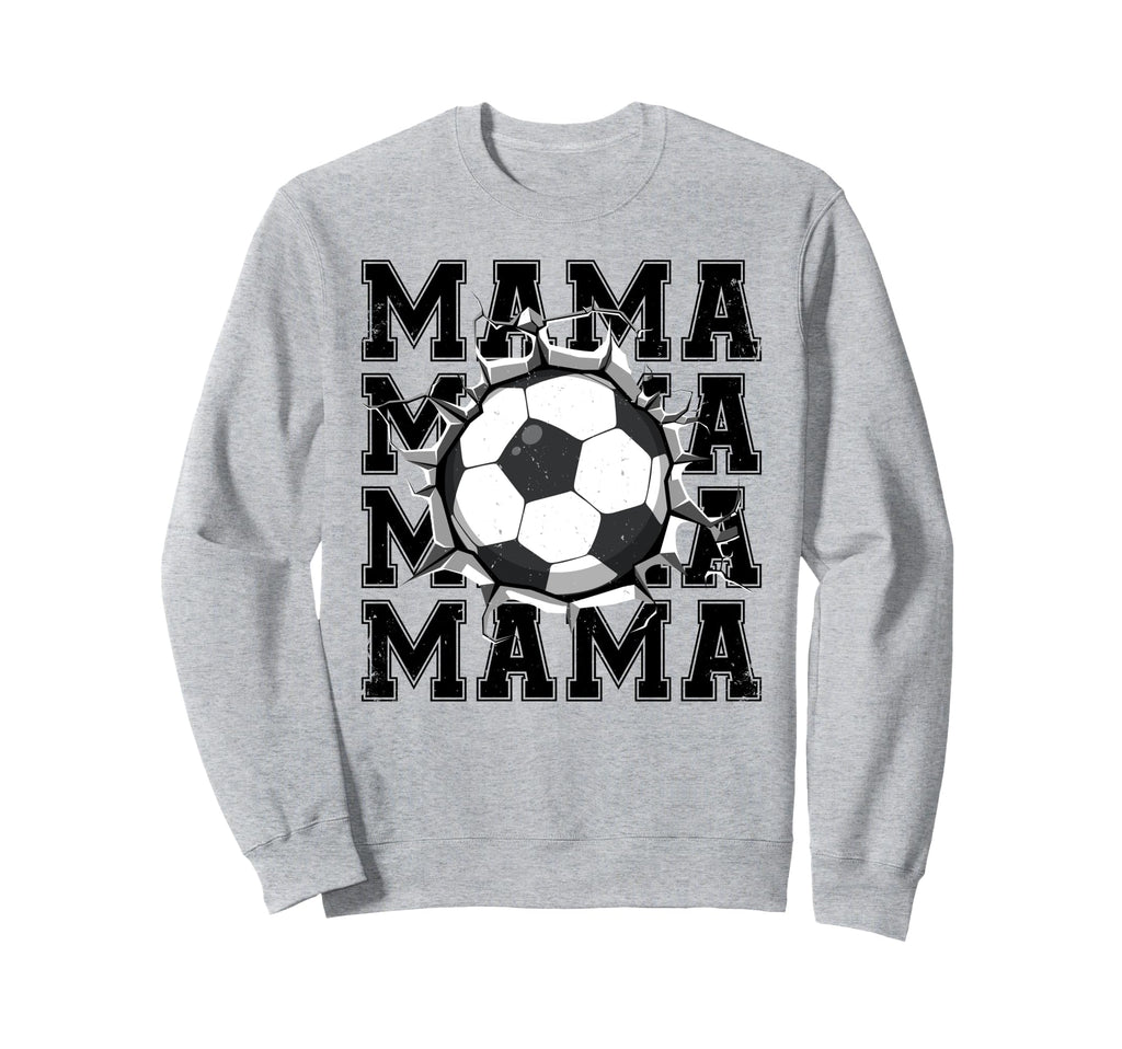 Soccer Mama Cracked Wall Family Sweatshirt - Fun Novelty Design for Adults - T-Shirt, Sweatshirt, Hoodie