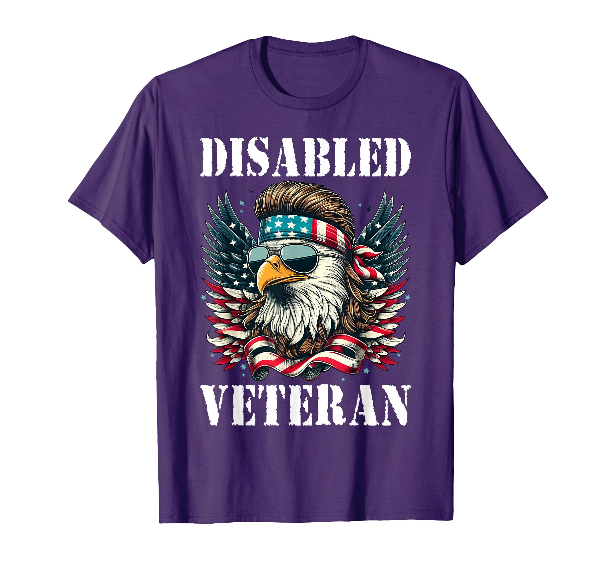 Disabled Veteran Dad Grandpa T-Shirt - Casual Everyday Wear Men Women - T-Shirt, Sweatshirt, Hoodie
