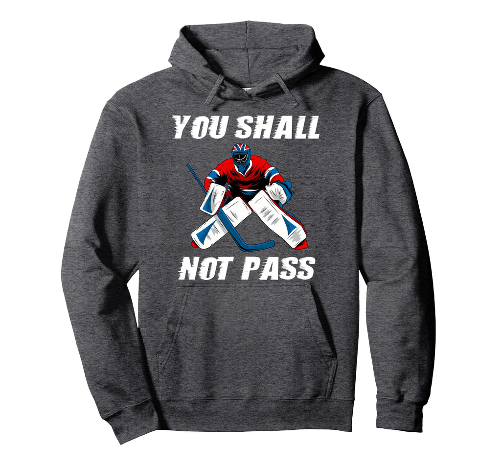 Ice Hockey Goalkeeper Goaltender Ice Hoodie - Casual Everyday Wear Unisex - T-Shirt, Sweatshirt, Hoodie