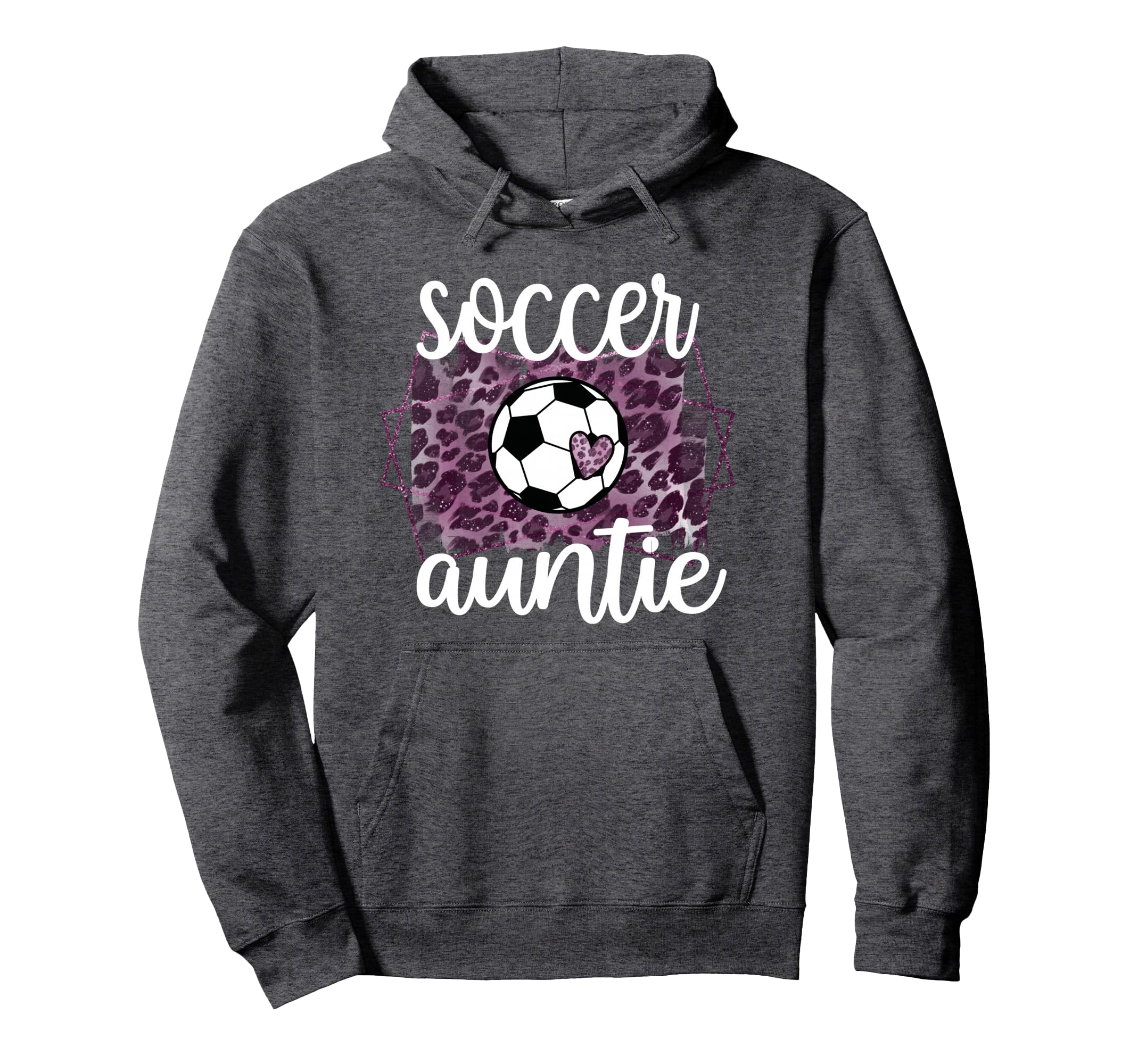 Soccer Auntie Proud Aunt Soccer Player Hoodie - Minimalist Print Men Women - T-Shirt, Sweatshirt, Hoodie