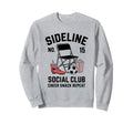 Sideline Social Club Soccer Mom Game Day Sweatshirt - Graphic Print Unisex - T-Shirt, Sweatshirt, Hoodie