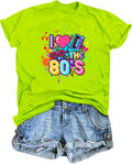 80s for Women I Love The Themed Disco Music Top 1980s - Adult & Kids T-Shirts, Sweatshirts & Hoodies apparel design preview 1