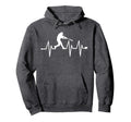 Baseball Heartbeat Pulse Hoodie - Aesthetic Graphic Men Women - T-Shirt, Sweatshirt, Hoodie