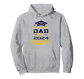 Proud Dad Class 2024 Graduate Dad Senior Hoodie - Unique Graphic Men Women - T-Shirt, Sweatshirt, Hoodie