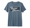 Soccer Mama Soccer Mom Checkered T-Shirt - Graphic Print for Adults - T-Shirt, Sweatshirt, Hoodie