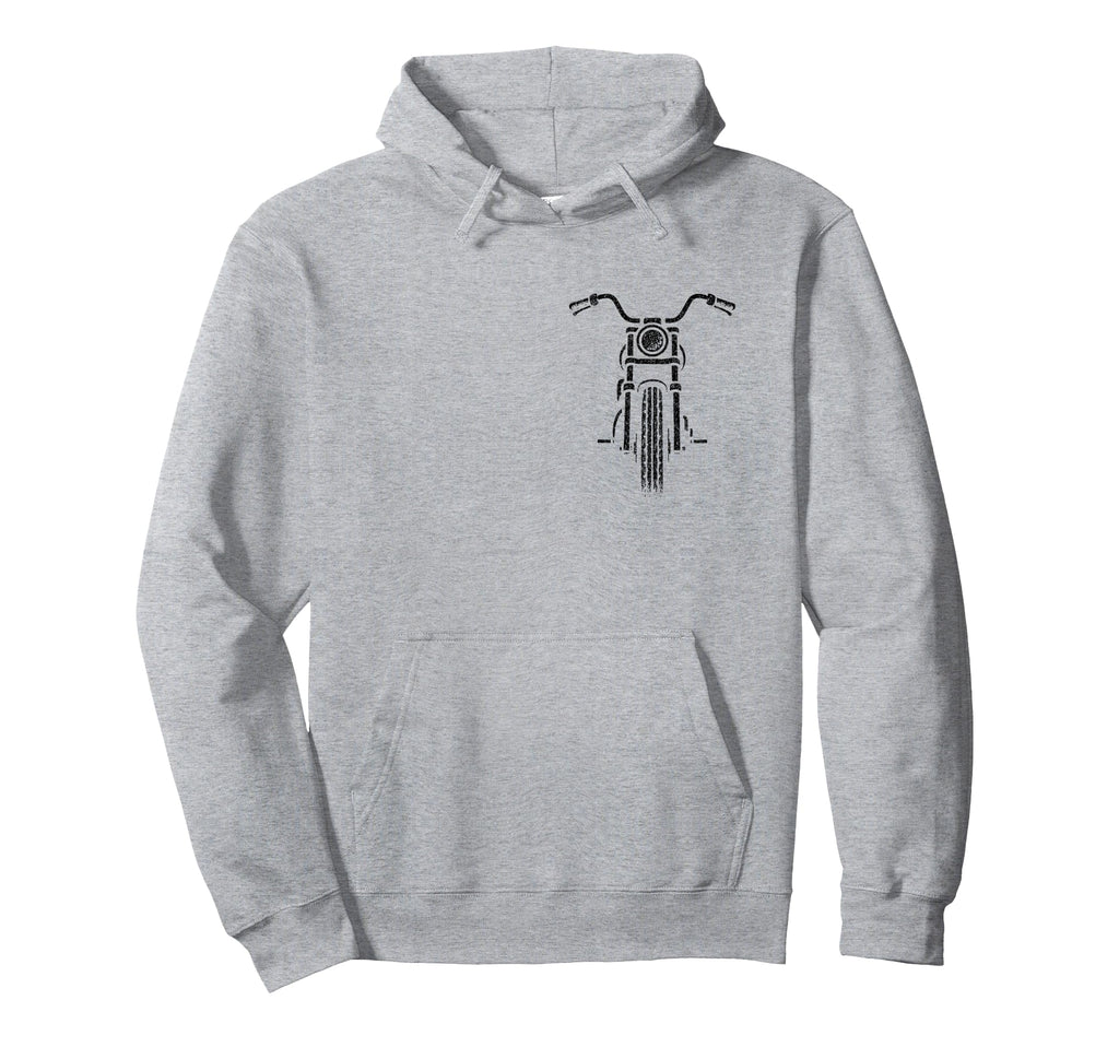 Motorcycle Mens Biker Hoodie - Custom Art Print Unisex - T-Shirt, Sweatshirt, Hoodie