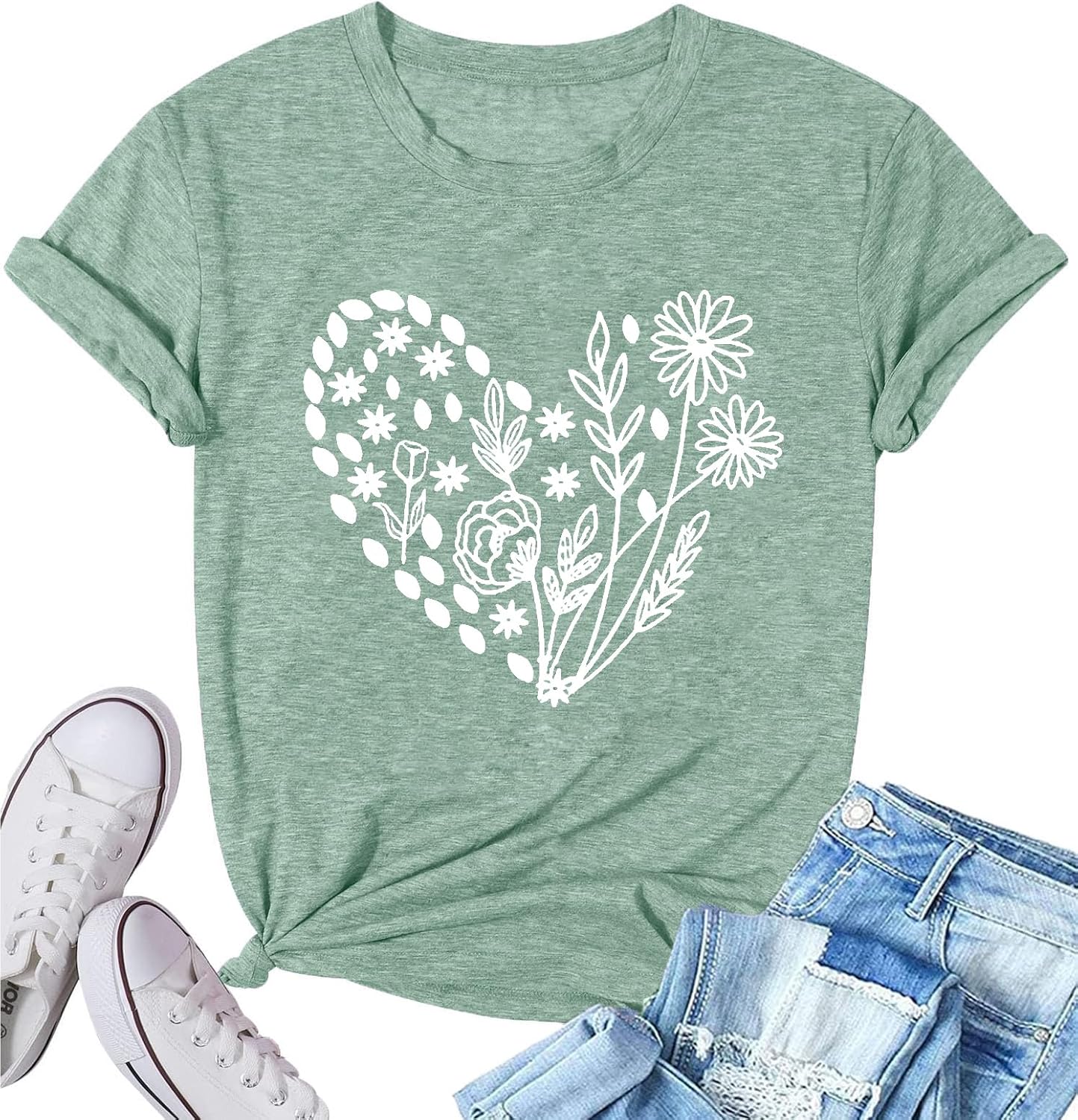 Flower for Women Cute Dandelion Casual Short Sleeve - Adult & Kids T-Shirts, Sweatshirts & Hoodies apparel design preview 1