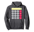 Calculator Costume Halloween Easy Hoodie - Graphic Print for Adults - T-Shirt, Sweatshirt, Hoodie