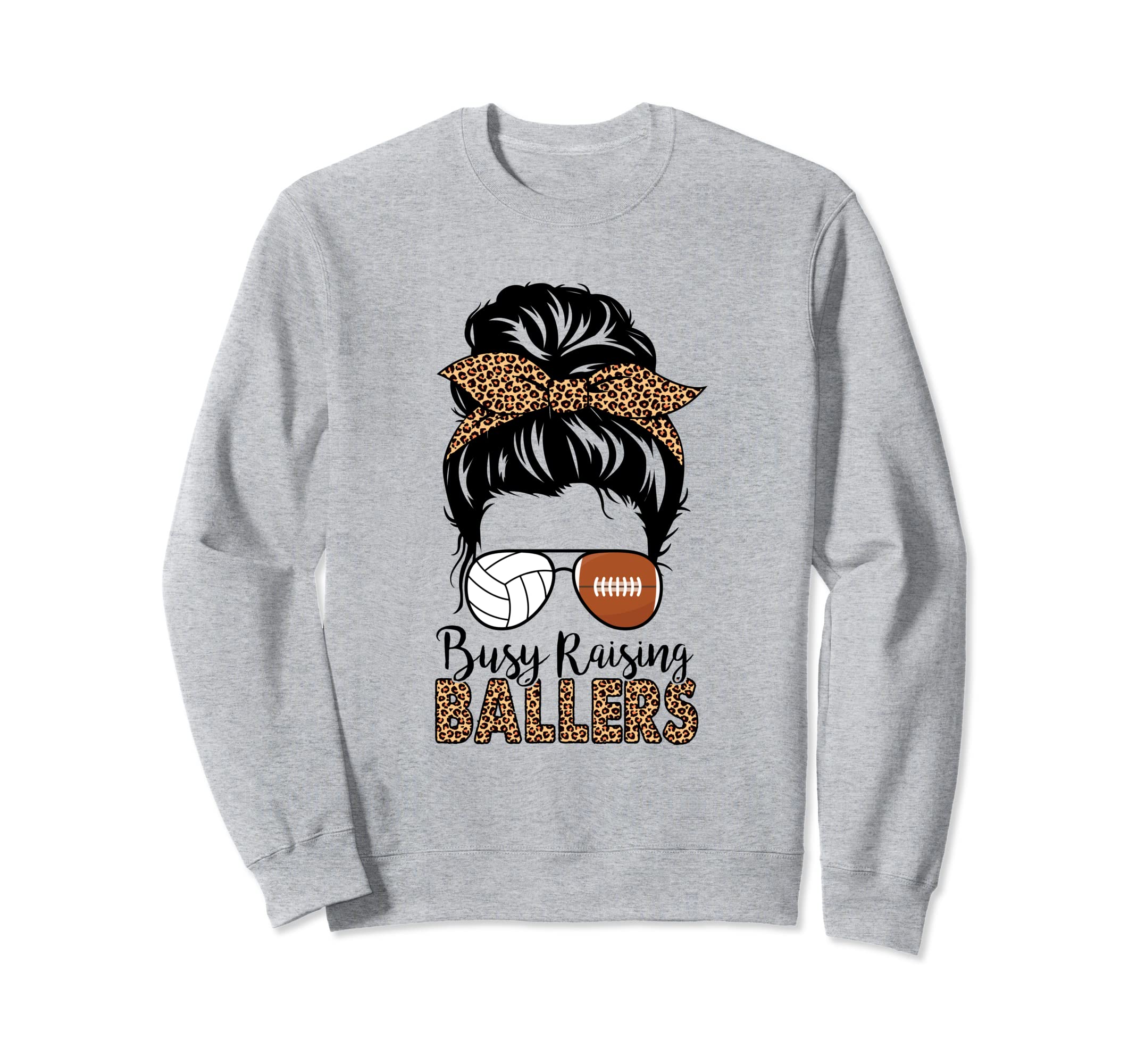 Busy Raising Ballers Football And Sweatshirt - Unique Graphic Men Women - T-Shirt, Sweatshirt, Hoodie