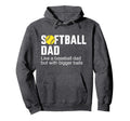Funny Softball Dad Fathers Day From Hoodie - Custom Art Print Unisex - T-Shirt, Sweatshirt, Hoodie