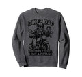 Biker Dad Motorcyle Funny Coffee Sweatshirt - Fun Novelty Design Unisex - T-Shirt, Sweatshirt, Hoodie