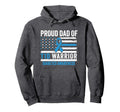 Type 1 Diabetes Awareness T1D Dad Hoodie - Novelty Apparel for Adults - T-Shirt, Sweatshirt, Hoodie