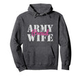 Proud Army Wife Hoodie - Aesthetic Graphic Unisex - T-Shirt, Sweatshirt, Hoodie