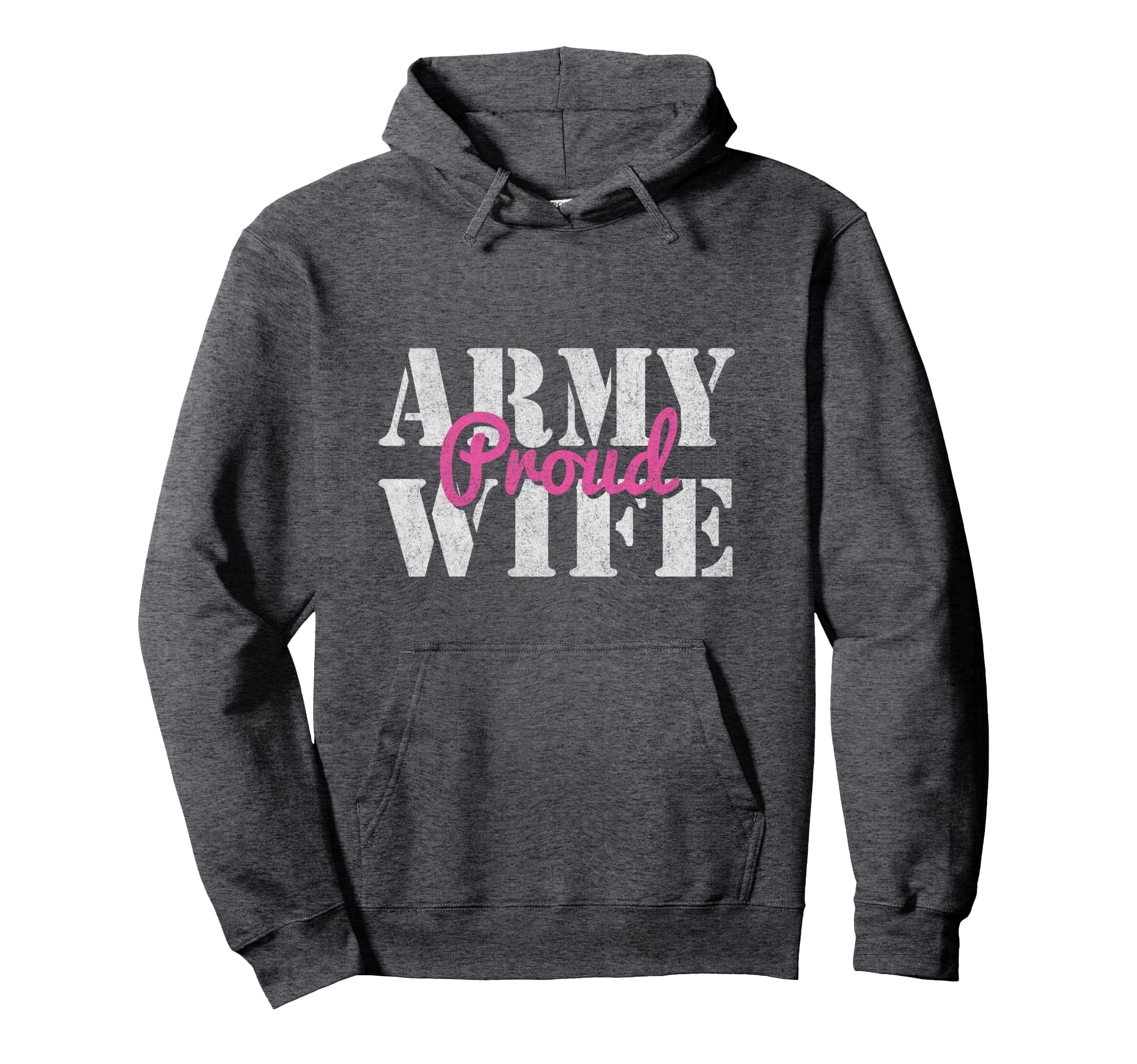 Proud Army Wife Hoodie - Aesthetic Graphic Unisex - T-Shirt, Sweatshirt, Hoodie