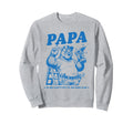 Dad Grandpa Fathers Day Papa Bear Can Sweatshirt - Graphic Print Unisex - T-Shirt, Sweatshirt, Hoodie
