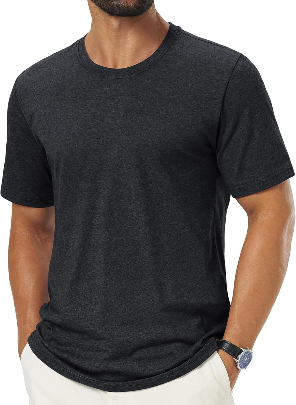 Men's Short Sleeve Cotton Casual Crew Neck Plain Soft - Adult & Kids T-Shirts, Sweatshirts & Hoodies apparel design preview 1