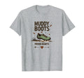 Muddy Boots Proud Hearts Soccer Mom T-Shirt - Unique Graphic for Adults - T-Shirt, Sweatshirt, Hoodie
